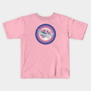 Cirrus SR22 Purple Moon Kids T-Shirt